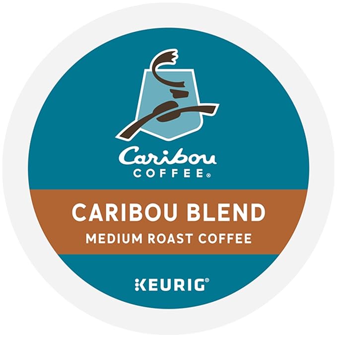 Caribou Coffee Caribou Blend Keurig Single-Serve K-Cup Pod, Medium Roast Coffee, 44 Count(Pack of 1)