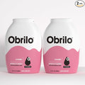 Obrilo Water Enhancer Liquid Flavoring Drops - ZERO Sugar/Calorie, Dye Free, Naturally Flavored Drink Syrup, 2.0 fl oz x 2 Bottles for Kids & Adults (Lychee)