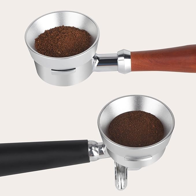 58mm Portafilter Funnel with Magnetic, Lightweight Aluminum Espresso Funnel