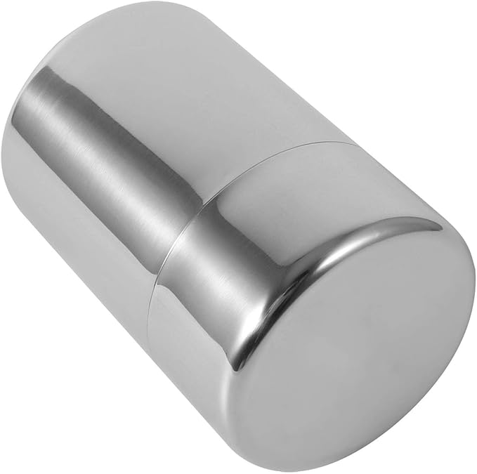 Tea Canister, Stainless Steel Tea Tins, Textured Tea/Coffee/Sugar Canisters, Canister Home Kitchen Canisters for Tea Coffee Sugar Storage(s)