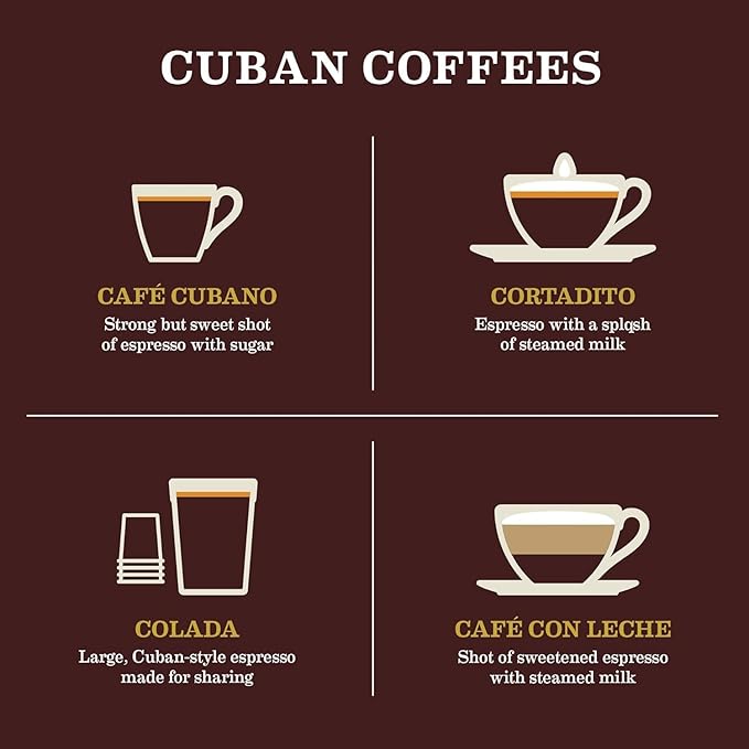Gaviña Old Havana Espresso Whole Bean Coffee – Medium-Dark Roast, 100% Arabica, Nutty and Sweet Flavor, Great for Espresso Machines and Moka Pots, 32 oz Bag