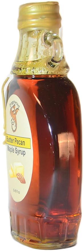 Dragonwood Flavored Maple Syrup (8 Fluid Ounces, Butter Pecan)