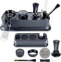 7 Pack Espresso Tamper Station&Coffee Distributor Tamper&Espresso WDT Stirrer&Coffee Tamping&Brush&Coffee Dosing Funnel&Espresso Puck Screen, Espresso Accessories for Bar Home Office (58 mm)