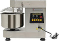 Commercial Food Mixer 750w,Stainless Steel Dual Rotating Dough Kneading Machine,10.5QT Heavy-duty Dough Mixer with Food-Grade Bowl Security Shield Timer for Bakery Restaurant Home