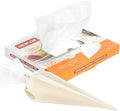 GEMLON 16 Inch Disposable Piping Bags with Pull-Out Dispenser Box - 100 Pack Large Pastry Bags for Cake Decorating, Anti-Burst Plastic Icing Bags for Frosting, Chocolate, Cookie Decorating Supplies
