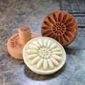 Wood Cookie Stamp, 2.5 Inch (Summer Flower CS-074)