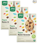 365 by Whole Foods Market, Organic Raisin Granola, 17 Ounce (Pack of 3)