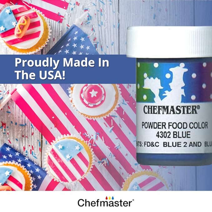 Chefmaster Brown Dry Powder Candy Color | Vibrant Shades | Chocolate, Macarons, Fondant | Decorating | Professional-Grade Dye | Easy-to-Use | Manufactured in USA | 3 grams