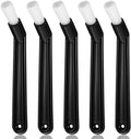 5 PCS Espresso Machine Brush, 6" Length Nylon Head Espresso Brush Coffee Cleaning Brushes Black Coffee Grinder Brushes for Cleaning Espresso-Machines, Grinders