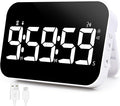 Kitchen Digital Timer, Rechargeable Magnetic Count Down Up Timer, Vibration Mode Adjustable Volume and Brightness LED Display with Sound Alert Function for Kids Adults Study Teaching, Kitchen Gadgets