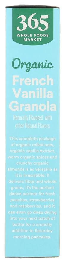 365 by Whole Foods Market, Organic French Vanilla Almond Granola, 17 Ounce