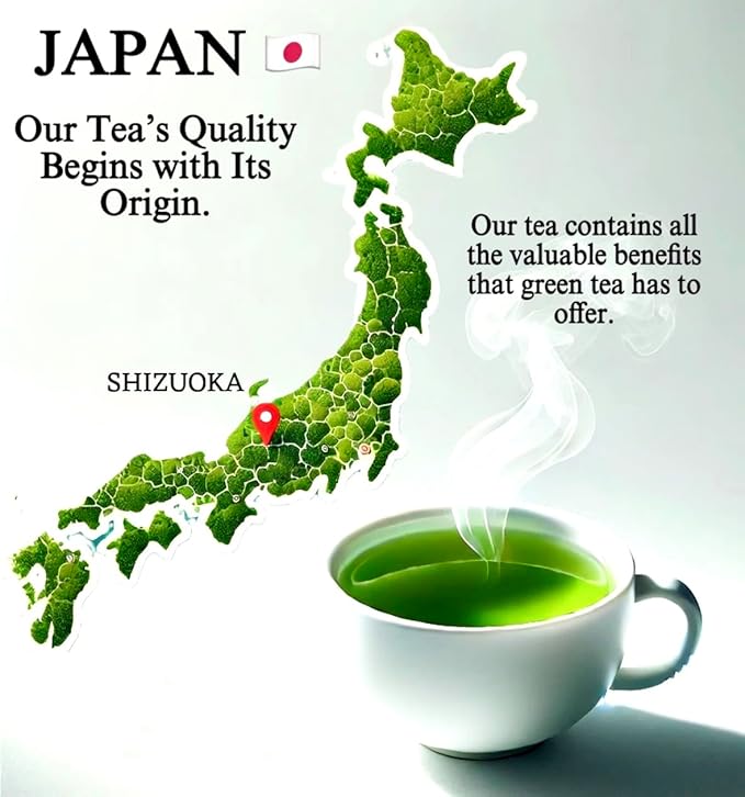 One With Tea – Organic Genmaicha Loose Leaf Tea – Authentic Japanese Green Tea Blend with Roasted Brown Rice for a Smooth, Nutty Flavor – USDA Certified Organic