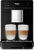 Miele CM 5310 Silence Automatic Coffee Maker - With OneTouch for Two, AromaticSystem, coffee pot, cleaning programs and more, in Obsidian Black