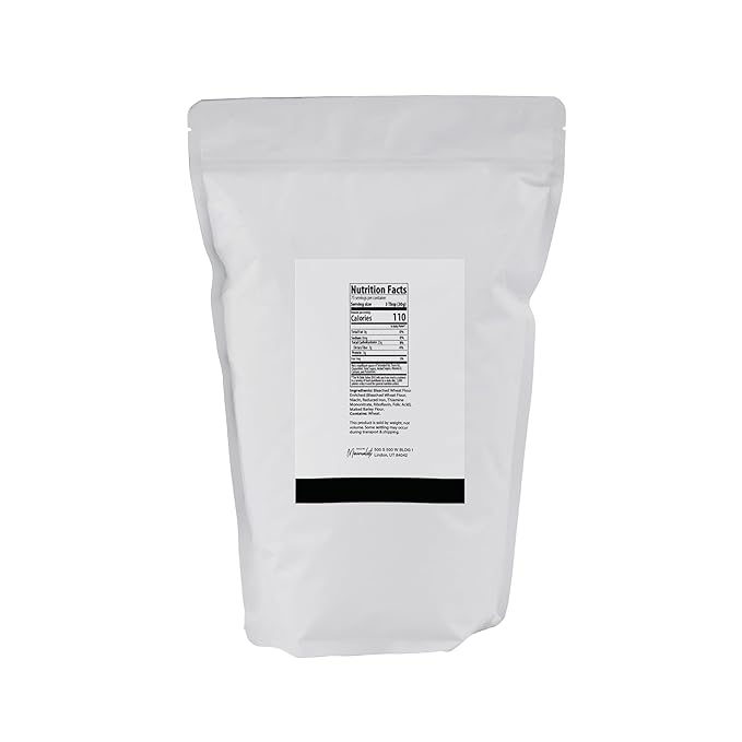 Minimalist All Purpose Flour, Ideal for Baking and Cooking, Packaged in a Refillable Bag (5 Pound)