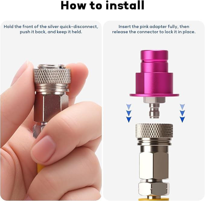 MEASUREMAN CO2 Adapter Kit with CGA320 Connector & 60-Inch Hose, Quick Connect Refill Adapter for Soda Makers/Soda Machines