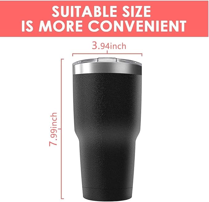 30oz Stainless Steel Travel Mug with Lid, 12 Pack Double Wall Vacuum Insulated Bulk Tumbler, Powder Coated Coffee Cup Suitable for Vehicle Cup Holders