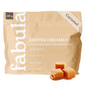 Fabula Collagen Creamer for Coffee with Hyaluronic Acid, MCT Oil, made with Organic Coconut Milk, Caramel Flavored, Non Dairy, Sugar Free Creamer, 8.5 Oz
