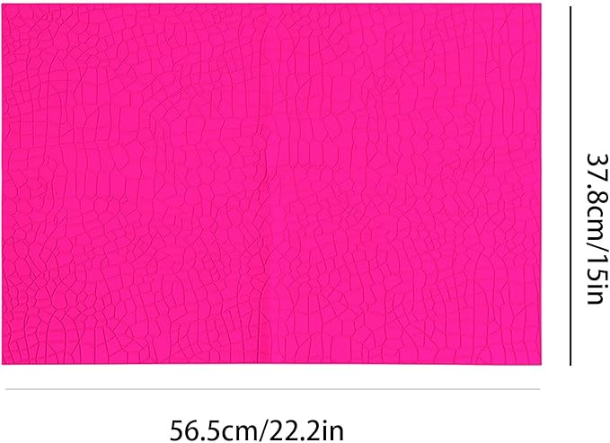 GROWTAIL Cake Fondant Impression Mat, Impression Lace Mold Fondant Cake Decorarting Tools-Spring Bloom/Spiricle/Crocodile Alligator Pattern (Crocodile Alligator Pattern)
