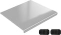 304 Stainless Steel Cutting Board with 2 Pack Non-Slip Mats, Yoposeo Heavy Duty Baking Cutting Chopping Boards for Kitchen, Meat, Fruits, Vegetables, Bread and Baking (19.7" X 15.7"/ 50 X 40cm)