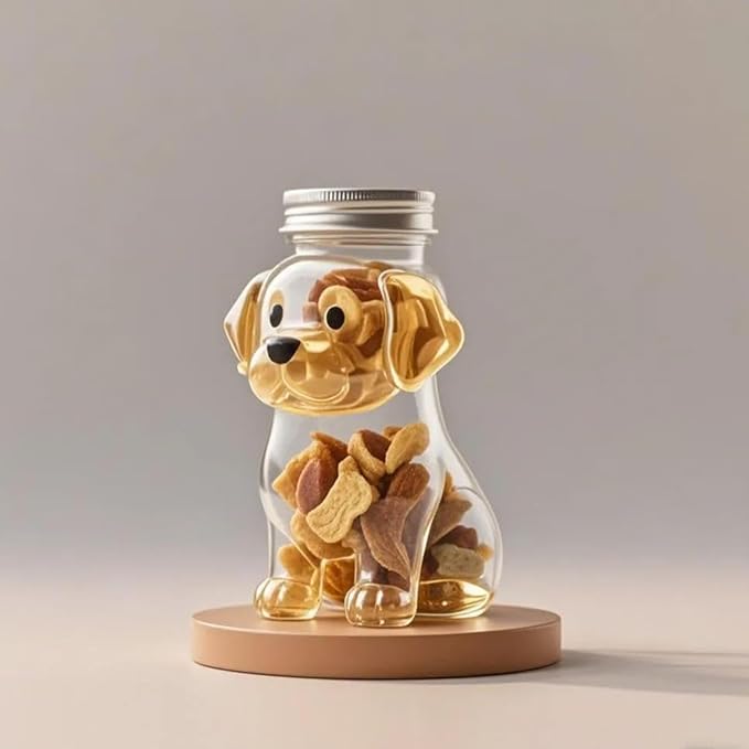 French Bulldog Snack Jar – 2025 New Cute Airtight Storage Container, Multi-purpose Jar for Dog Snacks, Cookies, Candy, Coffee Pods, Kitchen Organization, Pet Lovers Gift(French bulldog A)
