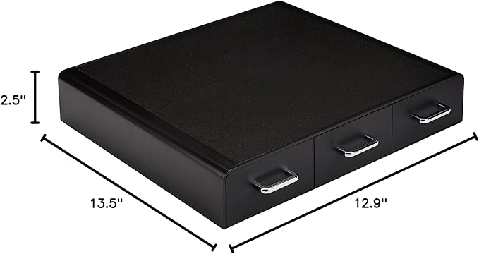 Amazon Basics Coffee Pod Storage Organizer Drawer for K-Cup Pods, 36 Pod Capacity, Black