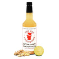 Top Hat Extra Spicy Ginger Beer Syrup - Spicy Ginger Syrup for Soda Makers - Makes 32 Craft Sodas, Mules, Cocktails, Mocktails - Compatible with SodaStream - Just add Soda Water - 32oz bottle