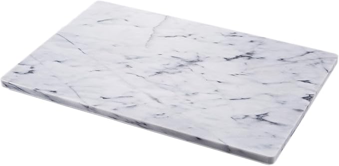 JEmarble Pastry Board 16x20 inch with Non-Slip Rubber Feets for Stability Perfect for Keep the Dough Cool and Chocolate Tempering(Premium Quality)