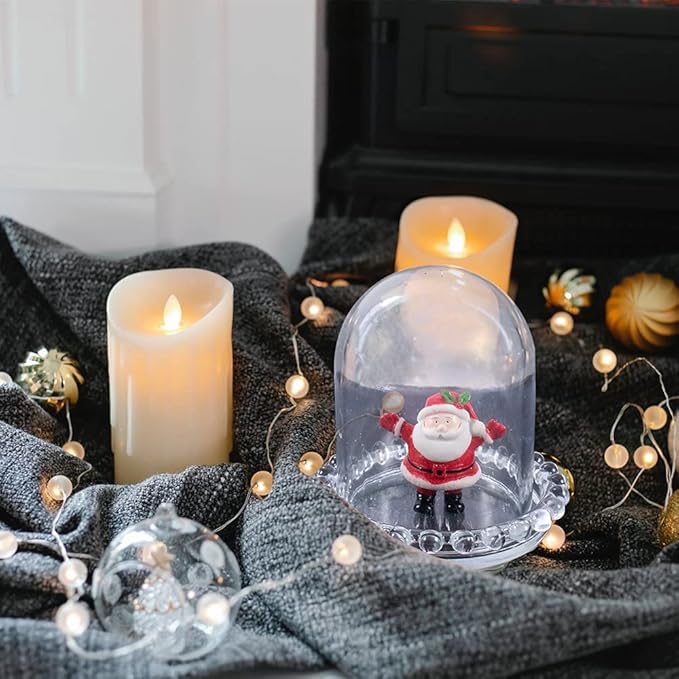 Cloche Bell Jar Display Dome Resin Mold with Base Dice Cup Silicone Mould Set Creative Jewelry Collectibles Showcase Holder Display Jar Resin Crafts for Epoxy Casting Home Decor Party Supplies