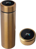 Water Bottle with LED Temperature Display,Double Walled Vacuum Insulated Water Bottle,Stainless Steel Sports AutomotiveTravel Mug,BPA-free Leak Proof Keep Cold and Keep Warm 12H