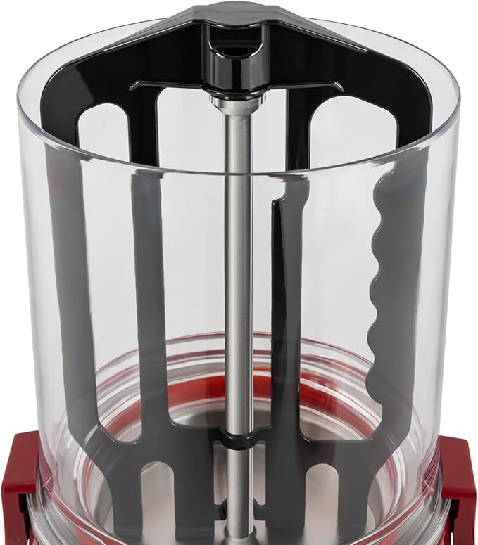 Hot Chocolate Maker Machine, 400W 10L/2.7Gal Electric Stainless Steel Hot Chocolate Dispenser Melting Machine, Commercial Beverage Warmer Coffee Maker for Kitchen Party, Red