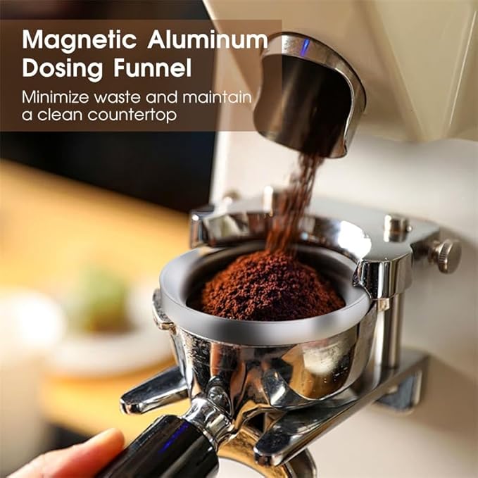 51mm Espresso Accessories Kit, Spring Loaded Calibrated Tamper, WDT Tool and Dosing Funnel Set Fits Espresso Coffee Machines and 51 mm Portafilters