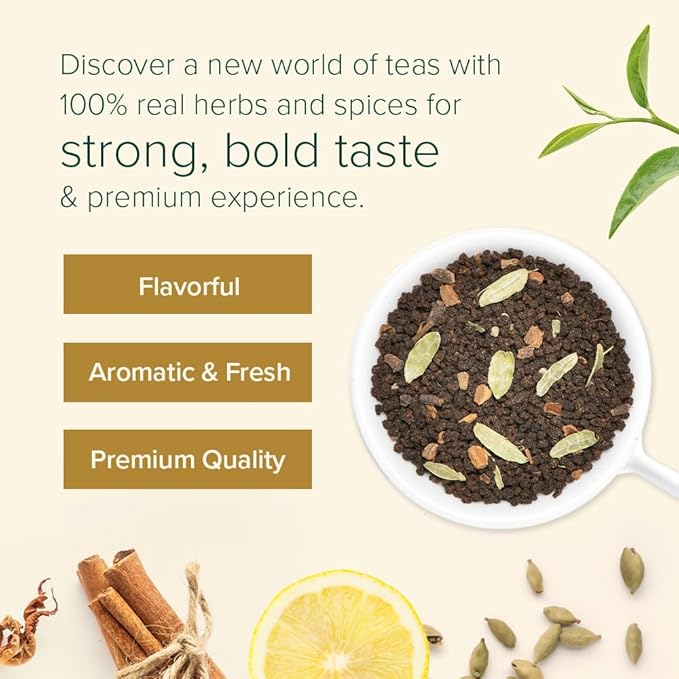 VAHDAM, Assorted Loose Leaf Tea Gift Set (10 Flavors) Gift Ideas for Women & Men | Herbal Tea, Green Tea, Chai Tea & Black Tea Sampler| Non-GMO, Gluten Free | Gifts for Him/Her