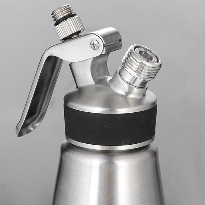 Whipped Cream Dispenser, Stainless Steel Cream Whipper and Maker Cream Charger Dispenser for Cake Cheese Dessert