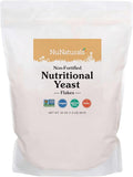 Nunaturals Non-Fortified Nutritional Yeast Flakes, Vegan, Vegetarian, 24 oz