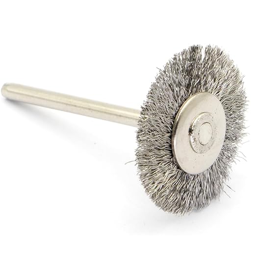 45-Piece Wire Brush Set - Metal Rust Removal, Polishing, Cleaning - Shaft 1/8″ (3mm) - Removes Burrs, Dust, and Oxide Layer - Handles Rough Surfaces - Designed for Industrial and DIY Enthusiasts