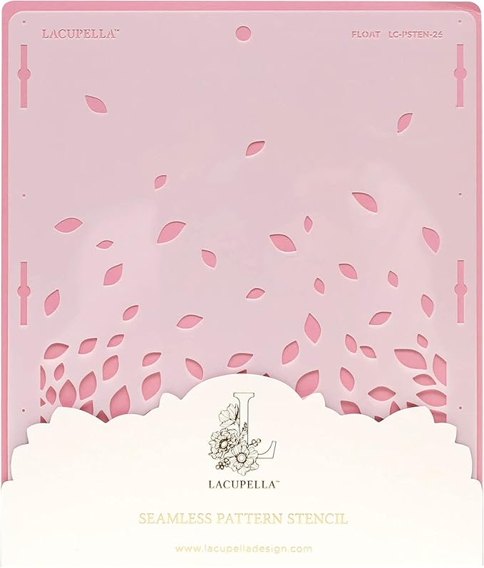 Cake Decorating Stencil for Tall Buttercream Cake, Royal Icing, Ganache, Paint, Airbrush (Float)