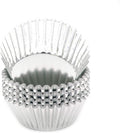 Standard Silver Foil Cupcake Liners Muffin Baking Cups for Party and More, 100-Count