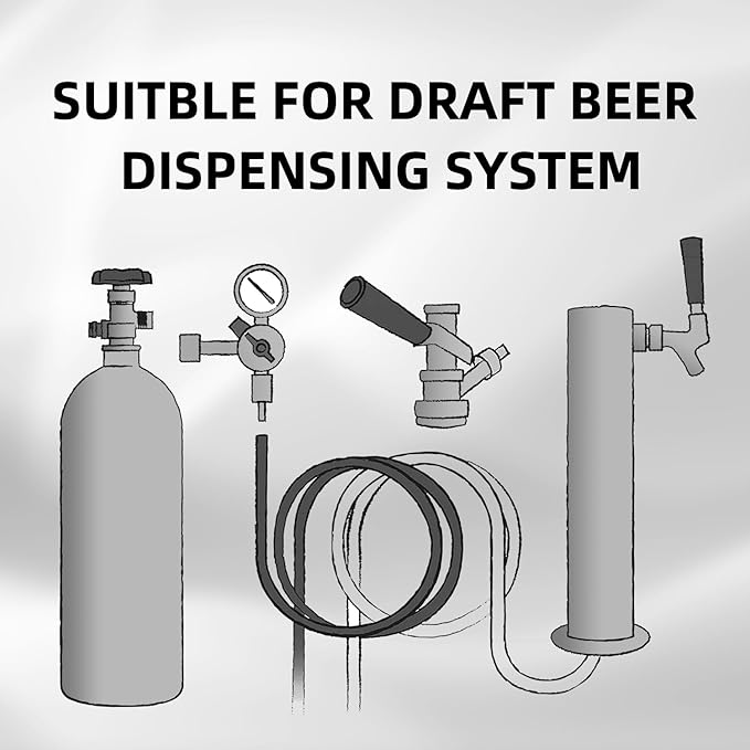 TMCRAFT 20lb CO2 Tank, High Strength Aluminum Alloy Cylinder with CGA-320 Valve, DOT Approved Cylinder for Kegerator kit and Draft Beer Dispensing