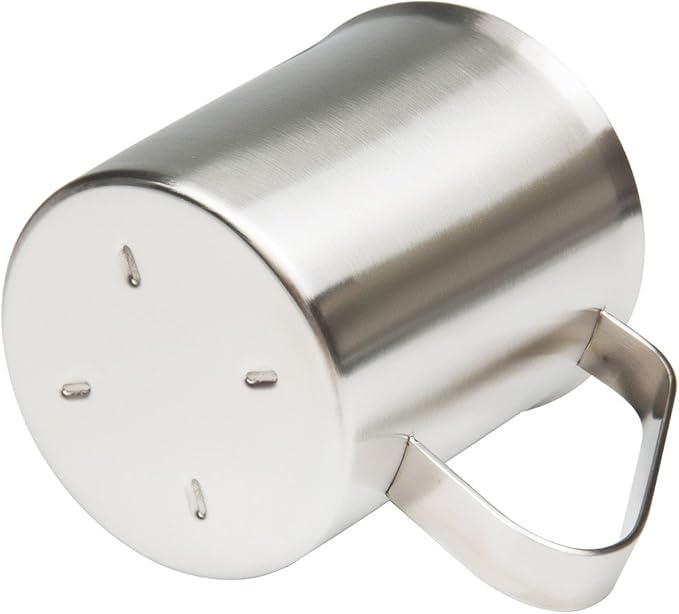 Measuring Cup, Stainless Steel Measuring Cup (16 Ounce/ 0.5 Liter- 2 Cup), Milk Frothing Pitcher, Steaming Pitcher, Milk Frothing Cup Jug with Marking with Handle for Espresso Machines, Latte Art