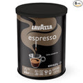 Lavazza Espresso Ground Coffee, Medium Roast, 100% Arabica, 8 oz Tin (Pack of 6)