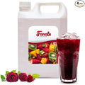 Fanale Premium Flavoring Concentrated Syrup for Bubble Tea 11 lb | Rose Flavor Syrup | for Boba Tea, Smoothies, Slushes, Desserts | 11lb | Pack of 4 | SRP140-CS