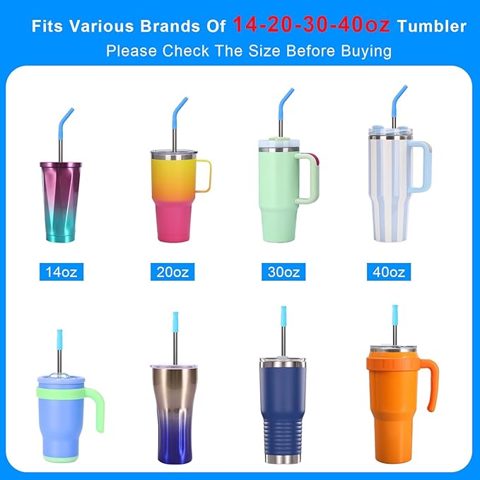 Quality Upgraded 8.5In Medical Grade Pure Titanium Straw Set 1PCS, Corrosion Resistance, No Metal Flavor, BPA Free, Eco-Friendly Metal Straws Reusable, Lightweight,Suitable For Sensitive Bodies