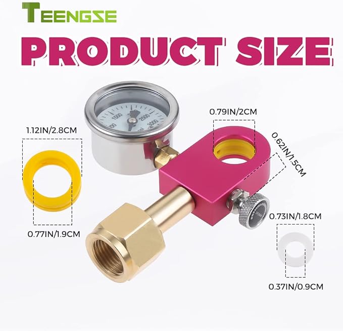 Carbonator Soda Refill Quick Adapter, TEENGSE Purple Soda Exchange Carbonator Refill Quick Adapter Compatible with DUO Terra Art Soda Machine