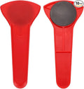 uxcell 2 Pcs Magnetic Scissor Holder, 7.48" x 3.46" Plastic Scissors Cover Durable Waterproof Protector Portable with Round Magnetic Absorber for Kitchen Shears, Red