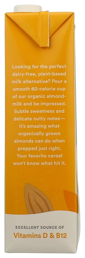 365 by Whole Foods Market, Organic Original Almond Milk, 32 Fl Oz (Pack of 4)
