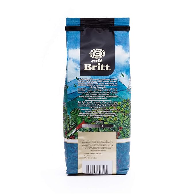 Café Britt® - Costa Rican Montecielo, Coffee From Tarrazu (12 oz.) (3-Pack) - Ground, Arabica Coffee, Kosher, Gluten Free, 100% Gourmet & Medium Dark Roast