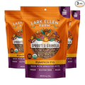 Lark Ellen Farm Grain-Free Granola, Certified Organic Raw Sprouted Vegan Clusters, Paleo & Crunchy Gluten-Free Bites for Cereal or Yogurt, Pumpkin Fig, 8 oz, 3 Pack