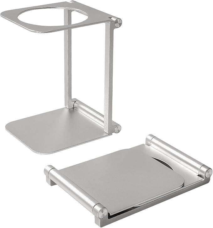 Pour over Dripper Stand,Portable &Foldable Espresso Machine Stand,Office coffee stand with base,Suitable for office,home,camping