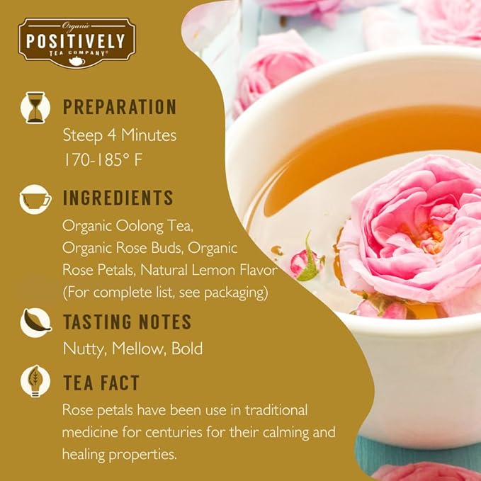 Organic Positively Tea Company, Oolong Tea Sampler, Loose Leaf, 4 Ounce, 3 Pack