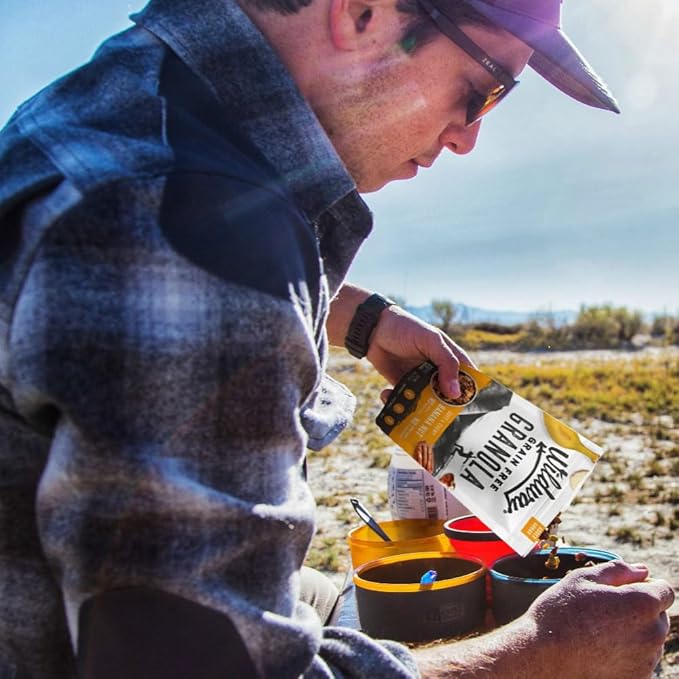 Wildway Keto Granola | Variety Pack | Grain-Free, Certified Gluten-Free Cereal | Vegan, Low Carb | No Sugar Added | Paleo-Friendly | Non-GMO Fruit & Nut Clusters | Nutrient-Rich Snack | 8 oz, 4 Pack